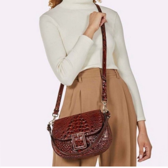 NWT Brahmin CYNTHIA in MULBERRY POTION Shoulder/Crossbody Bag - Picture 16 of 17